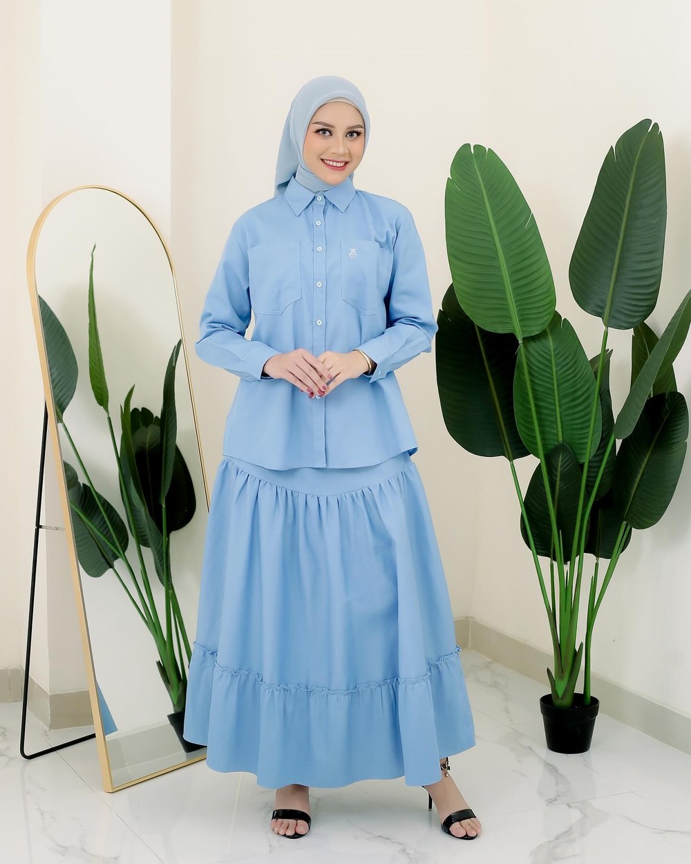 Aisyah Denim Look Set foto 4