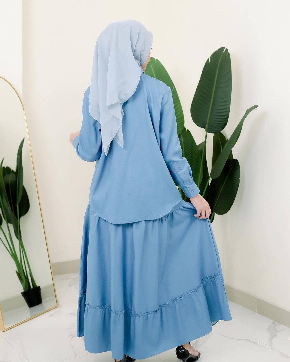 Aisyah Denim Look Set foto 5