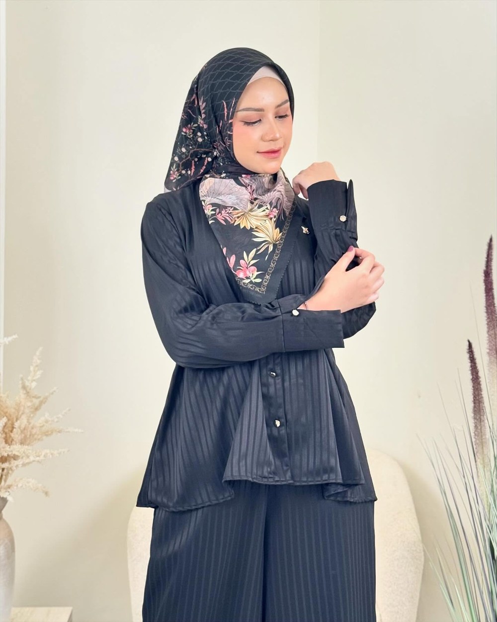 Elora Stripe Shirt Set foto 2