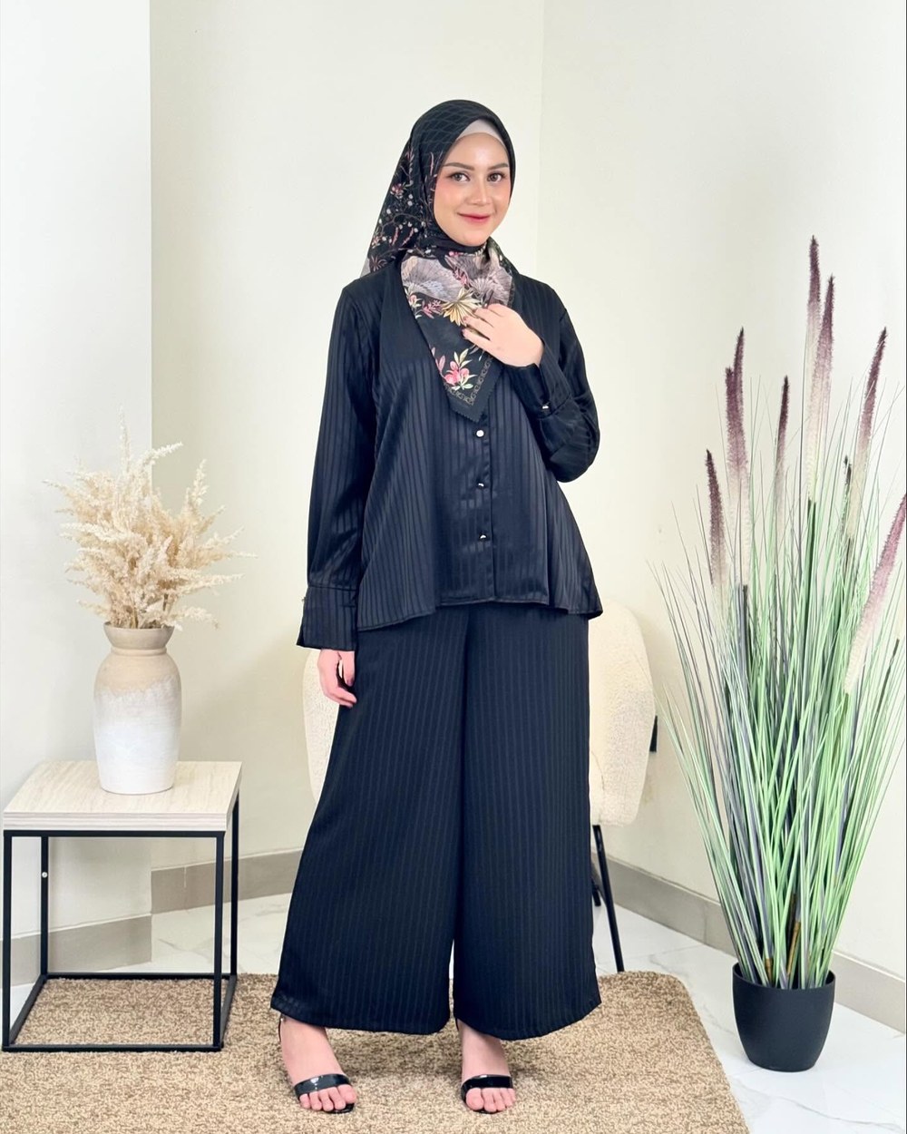 Elora Stripe Shirt Set